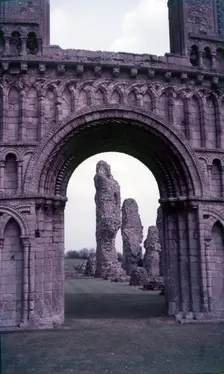 Castle Acre Priory Ruins, Norfolk, c1955. Creator: Arthur Charles Kirby Ware