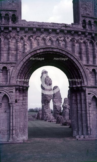 Castle Acre Priory Ruins, Norfolk, c1955.  Creator: Arthur Charles Kirby Ware.