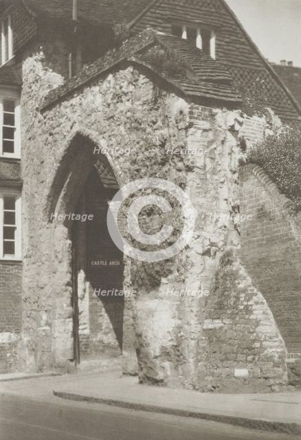 Castle arch, Guildford, Surrey. From the album: Photograph album - England, 1920s. Creator: Harry Moult.