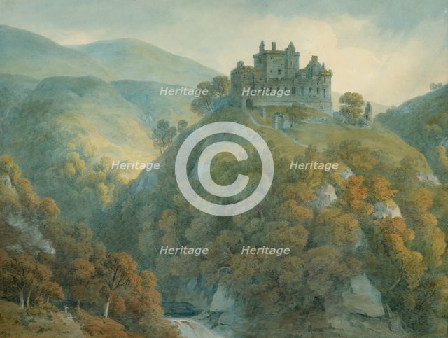 Castle Campbell, Clackmannanshire, 1813. Creator: Hugh William Williams.