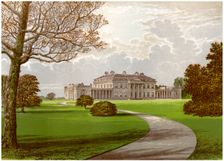 Castle Coole, Enniskillen, County Fermanagh, home of the Earl of Belmore, c1880