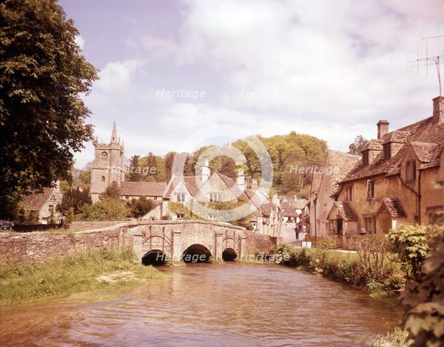 Castle Combe, Wiltshire, c1955.  Creator: Arthur Charles Kirby Ware.