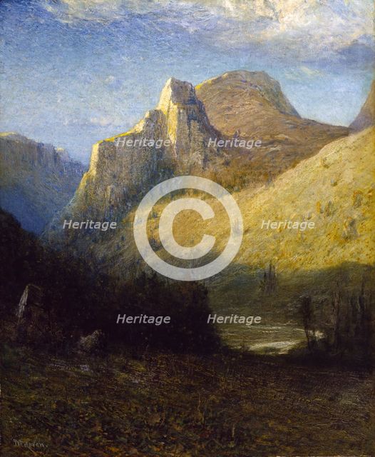 Castle Creek Canyon, South Dakota, 1912. Creator: Franklin De Haven.