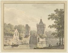 Castle De Pol in Vianen, 1769. Creator: Johann Heinrich Muntz