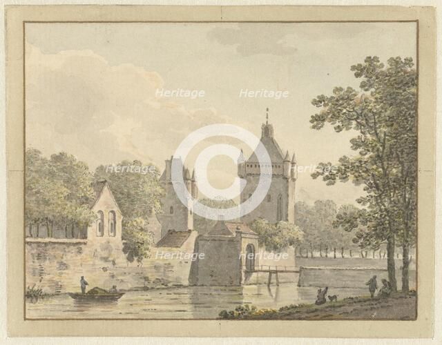 Castle De Pol in Vianen, 1769. Creator: Johann Heinrich Muntz.