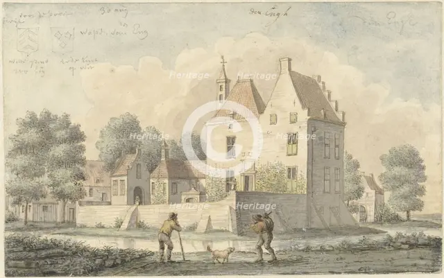 Castle Den Engh at Vleuten, 1822. Creator: Joseph Schmetterling.