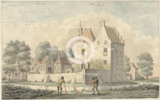 Castle Den Engh at Vleuten, 1822. Creator: Joseph Schmetterling.