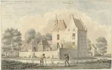 Castle Den Engh at Vleuten, 1822. Creator: Joseph Schmetterling