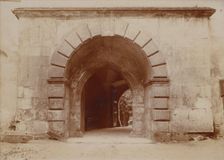Castle - entrance gate, Pieskowa Skala, 1903. Creator: Unknown