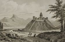 Castle, Erzurum, Ancient Armenia, 1838. Creator: Samuel Cholet