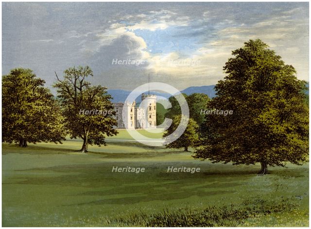 Castle Forbes, Aberdeenshire, Scotland, home of Lord Forbes, c1880. Artist: Unknown
