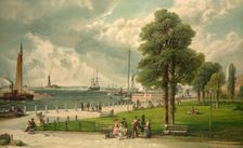 Castle Garden, New York, pub. 1887. Creator: Andrew Melrose (1860 - 1928)