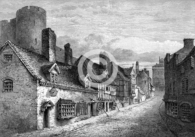 Castle Gate, Shrewsbury, Shropshire, 1893. Artist: Unknown