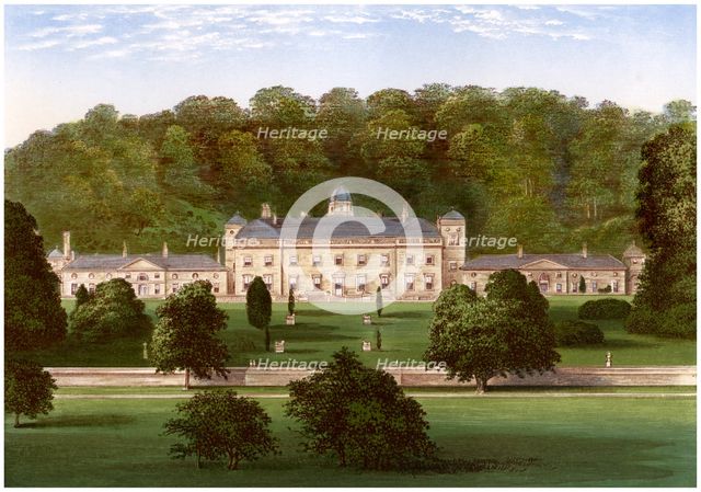 Castle Hill, Devon, home of Earl Fortescue, c1880. Artist: Unknown
