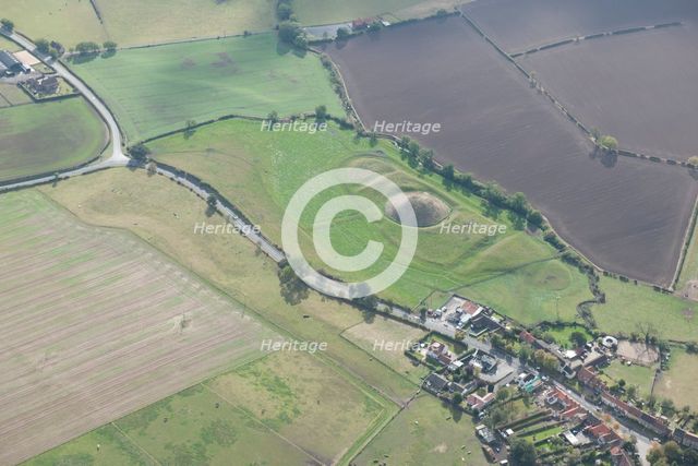 Castle Hill Norman motte and bailey castle and moat earthworks, Bishopton, Darlington, 2014. Creator: Historic England Staff Photographer.