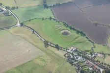 Castle Hill Norman motte and bailey castle and moat earthworks, Bishopton, Darlington, 2014. Creator: Historic England Staff Photographer