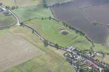 Castle Hill Norman motte and bailey castle and moat earthworks, Bishopton, Darlington, 2014. Creator: Historic England Staff Photographer