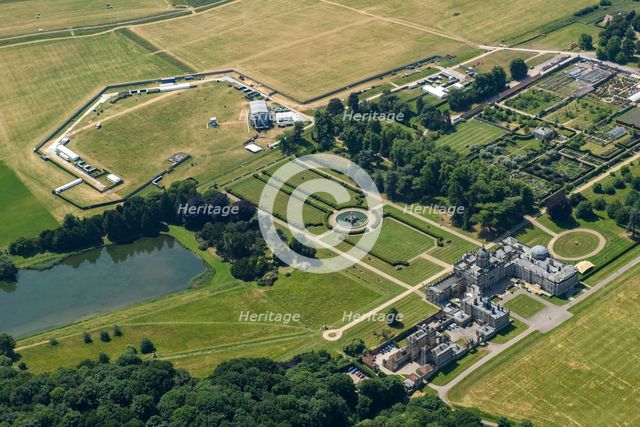 Castle Howard country house and outdoor concert stage, North Yorkshire, 2022. Creator: Emma Trevarthen.