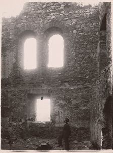 Castle - interior of a room in the upper castle, Bedzin, 1924. Creator: A Karczewski