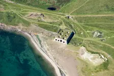 Castle Point Lime Works and kilns, Holy Island, Northumberland, 2018. Creator: Historic England