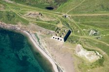 Castle Point Lime Works and kilns, Holy Island, Northumberland, 2018. Creator: Historic England