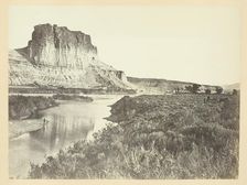 Castle Rock, Green River Valley, 1868/69. Creator: Andrew Joseph Russell