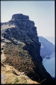 Castle Rock, Lynton and Lynmouth, North Devon, 1959. Creator: Norman Barnard
