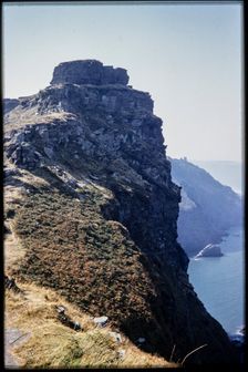 Castle Rock, Lynton and Lynmouth, North Devon, 1959. Creator: Norman Barnard