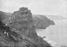 Castle Rock, Lynton c1896. Artist: ED Percival