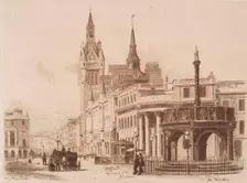 Castle Street and Municipal Buildings, Aberdeen, c1900. Creator: Unknown