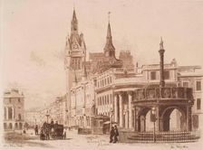 Castle Street and Municipal Buildings, Aberdeen, c1900. Creator: Unknown