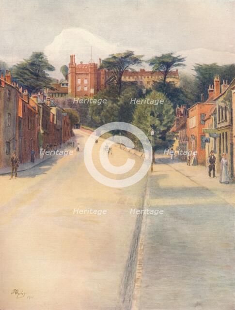 'Castle Street, Farnham', 1911, (1914). Artist: James S Ogilvy.