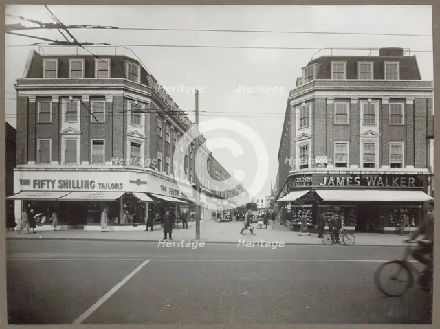 Castle Street, Kingston upon Thames, London, 1939-1950. Creator: Healey and Baker.