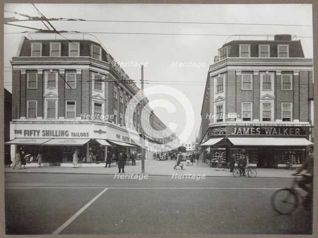 Castle Street, Kingston upon Thames, London, 1939-1950. Creator: Healey and Baker.