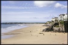Castle Sands, Tenby, Pembrokeshire, Wales, 1964. Creator: Norman Barnard