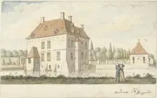 Castle t Weldam near Goor, 1761-1828. Creator: Joseph Schmetterling