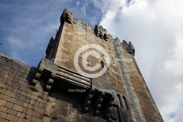 Castle tower, Chaves, Portugal, 2009.  Creator: Samuel Magal.