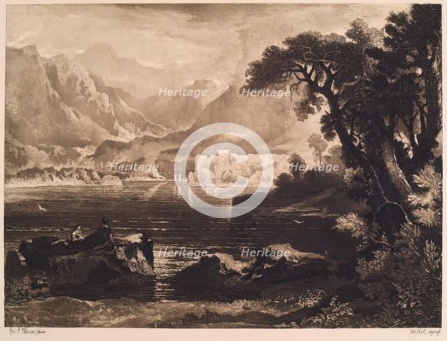 Castle Urquhart, (c1820s), c1889. Creator: William Brassey Hole.