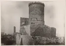 Castle - view of the north-east, Bedzin, 1924. Creator: A Karczewski