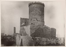 Castle - view of the north-east, Bedzin, 1924. Creator: A Karczewski