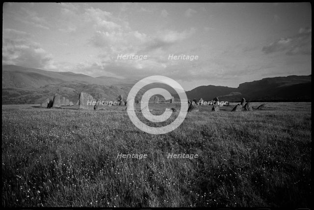 Castlerigg Stone Circle, Keswick, Allerdale, Cumbria, c1955-c1980. Creator: Ursula Clark.