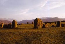 Castlerigg Stone Circle near Keswick, Cumberland, England, 20th century. Artist: CM Dixon