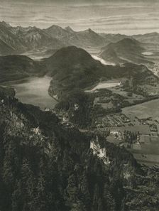 Castles of Neuschwanstein and Hohenschwangau. The Lech Valley near Fussen 1931. Artist: Kurt Hielscher