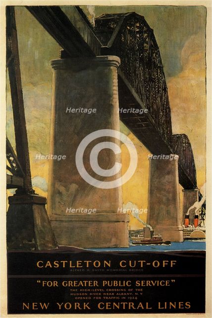 Castleton Cut-Off, 1925. Artist: Stoops, Herbert Morton (1887-1948)