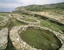 Castro de Barona, Galicia, Spain, Celtic Period, (1998). Creator: LTL