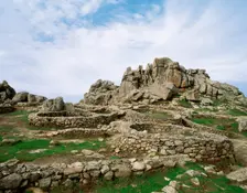 Castro de Barona, Galicia, Spain, Celtic Period, (1998). Creator: LTL