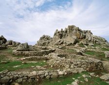 Castro de Barona, Galicia, Spain, Celtic Period, (1998). Creator: LTL