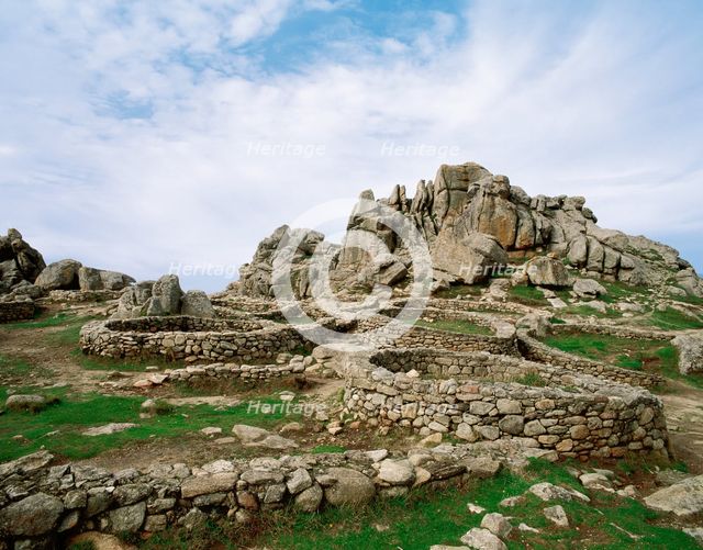 Castro de Barona, Galicia, Spain, Celtic Period, (1998). Creator: LTL.