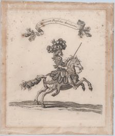 Castrorum Praefectus Americanus, from Courses de Testes et de Bagues Faittes par Roy..., 1662-70. Creator: Israel Silvestre