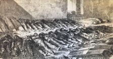 Casualties of the Paris Commune, 1871. Artist: Anon
